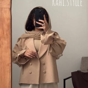 کت مازراتی کرم نخودی کد 200