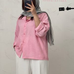 شومیز مارشمالو صورتی کد 225
