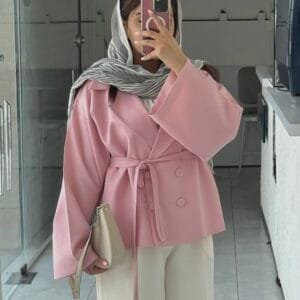 کت صورتی پودری کد 335